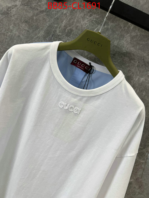 Clothing-Gucci luxury fashion replica designers ID: CL1691 $: 85USD
