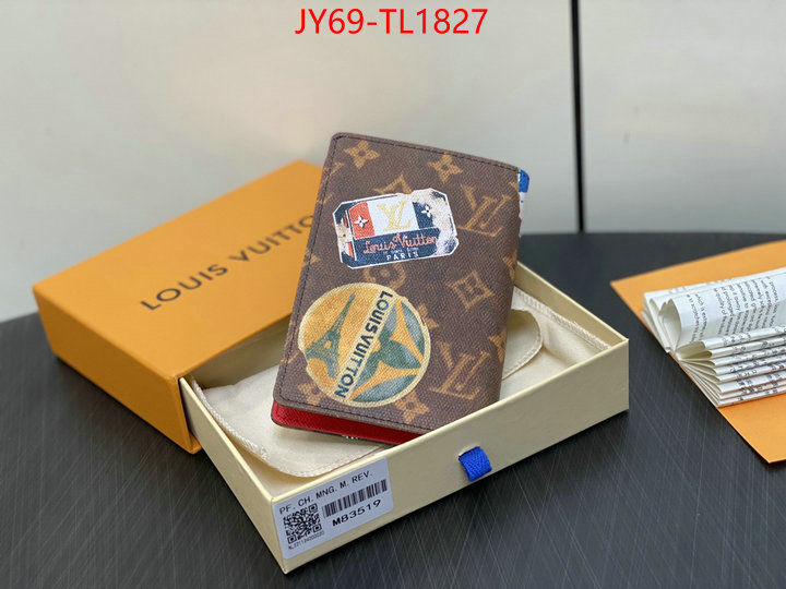 LV Bags(TOP)-Wallet replica online ID: TL1827 $: 69USD,