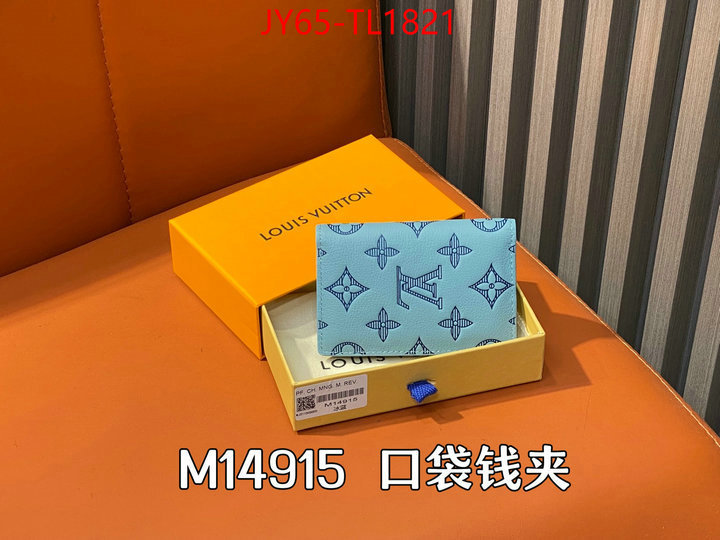 LV Bags(TOP)-Wallet fashion replica ID: TL1821 $: 65USD,