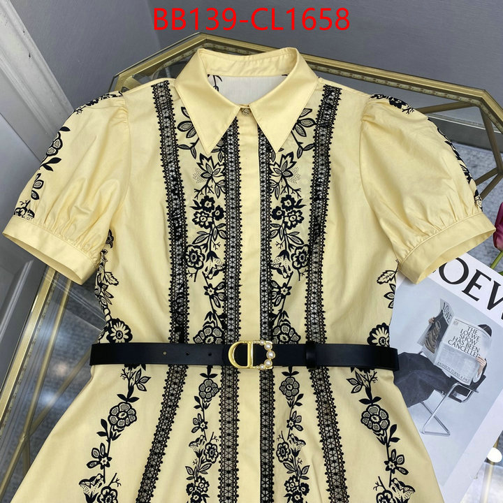 Clothing-Dior designer wholesale replica ID: CL1658 $: 139USD