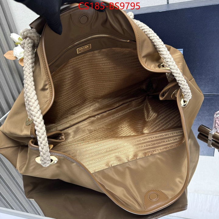Prada Bags(TOP)-Handbag- replica us ID: BS9795 $: 185USD,
