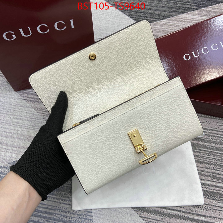 Gucci Bags(TOP)-Wallet- top designer replica ID: TS9640 $: 105USD,
