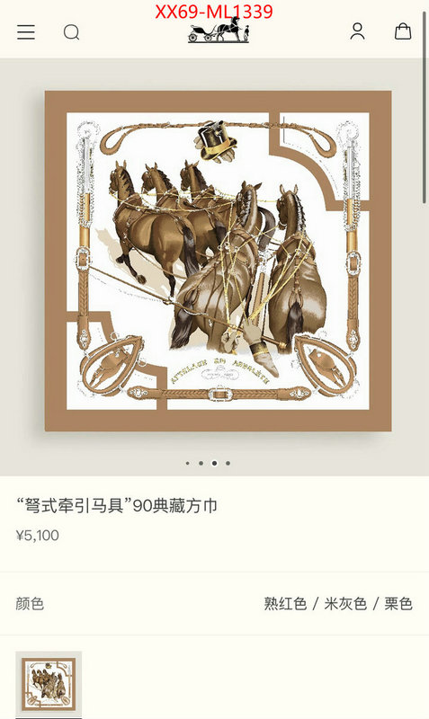 Scarf-Hermes fashion replica ID: ML1339 $: 69USD
