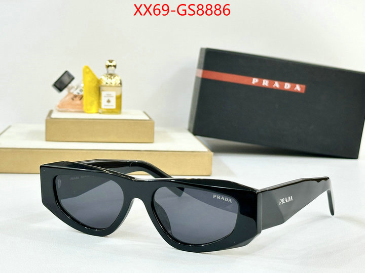 Glasses-Prada what's the best place to buy replica ID: GS8886 $: 69USD