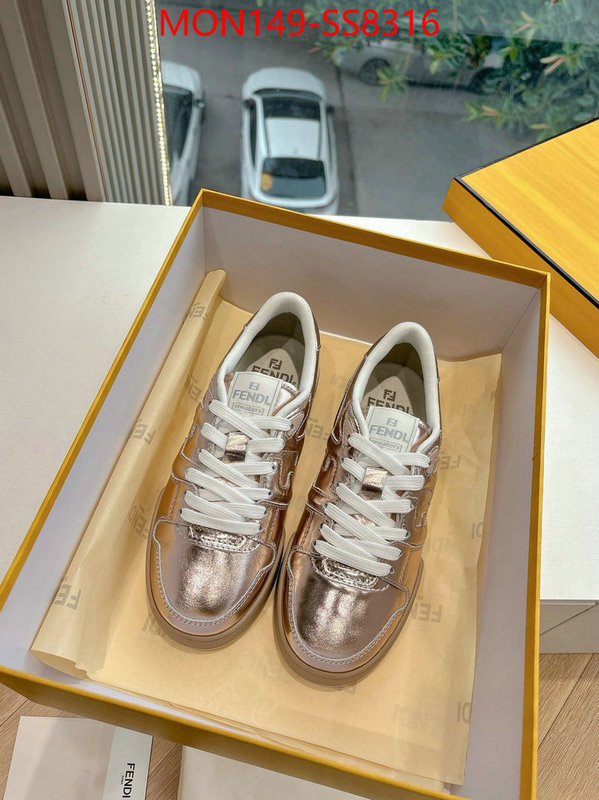 Men Shoes-Fendi perfect quality designer replica ID: SS8316 $: 149USD