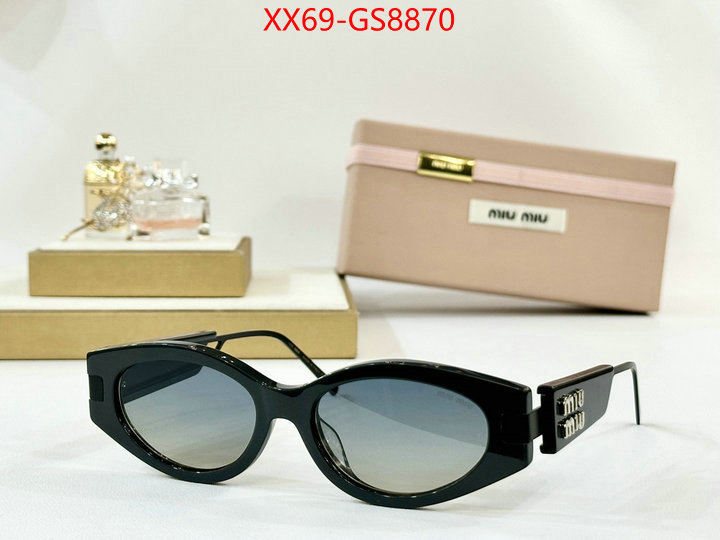 Glasses-Miu Miu best capucines replica ID: GS8870 $: 69USD