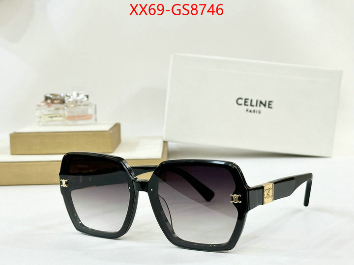 Glasses-CELINE top designer replica ID: GS8746 $: 69USD