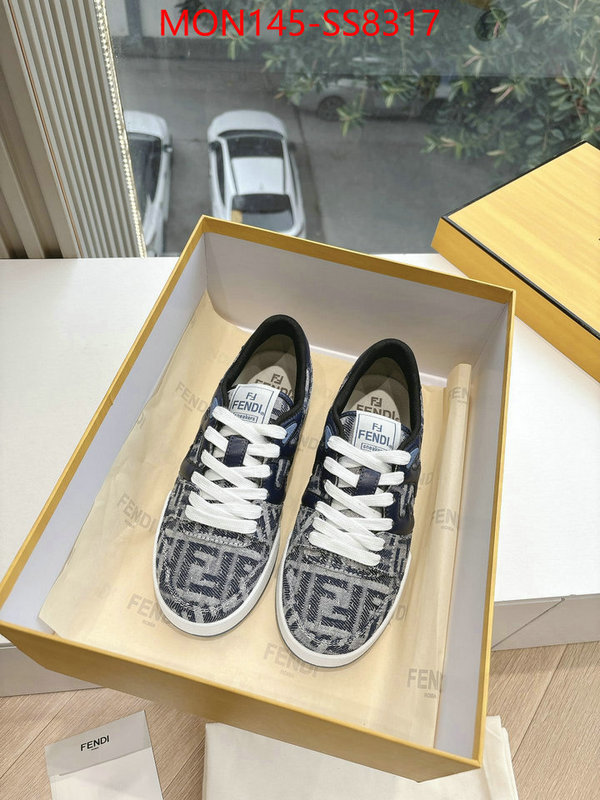Men Shoes-Fendi 2024 aaaaa replica 1st copy ID: SS8317 $: 145USD