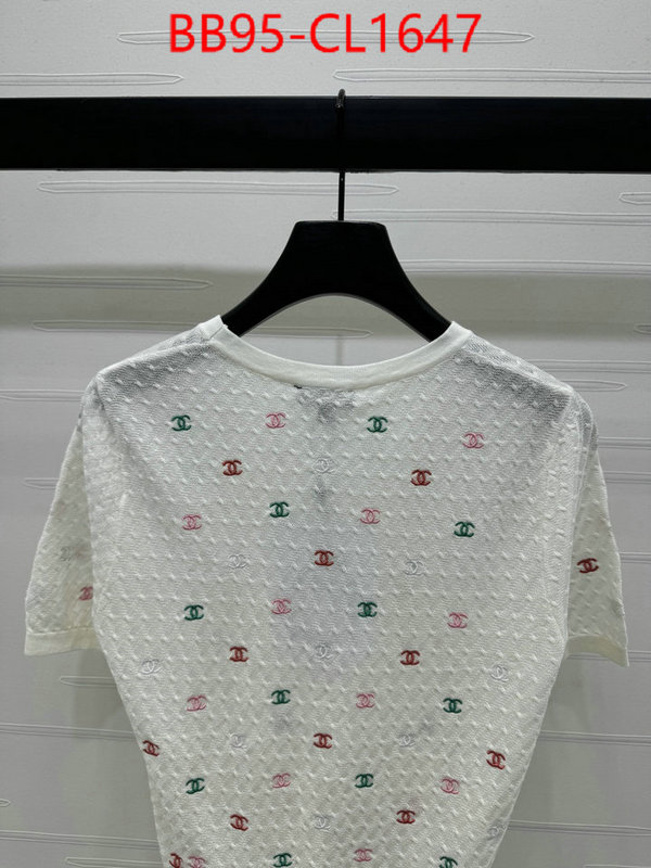 Clothing-Chanel how can i find replica ID: CL1647 $: 95USD