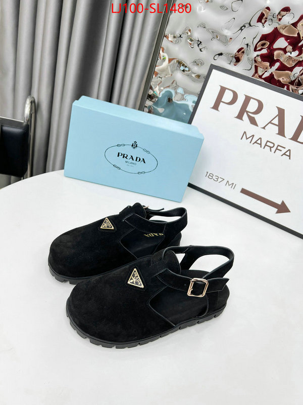 Women Shoes-Prada luxury fake ID: SL1480 $: 100USD