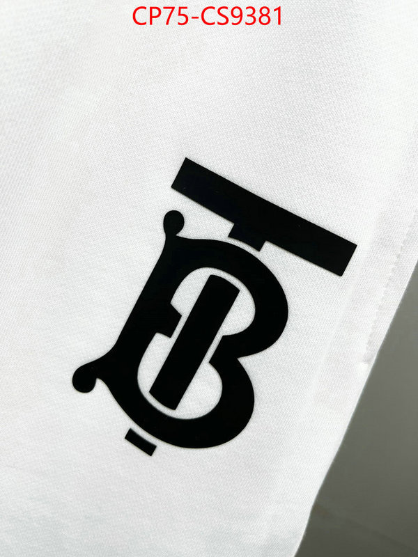 Clothing-Burberry replicas buy special ID: CS9381 $: 75USD