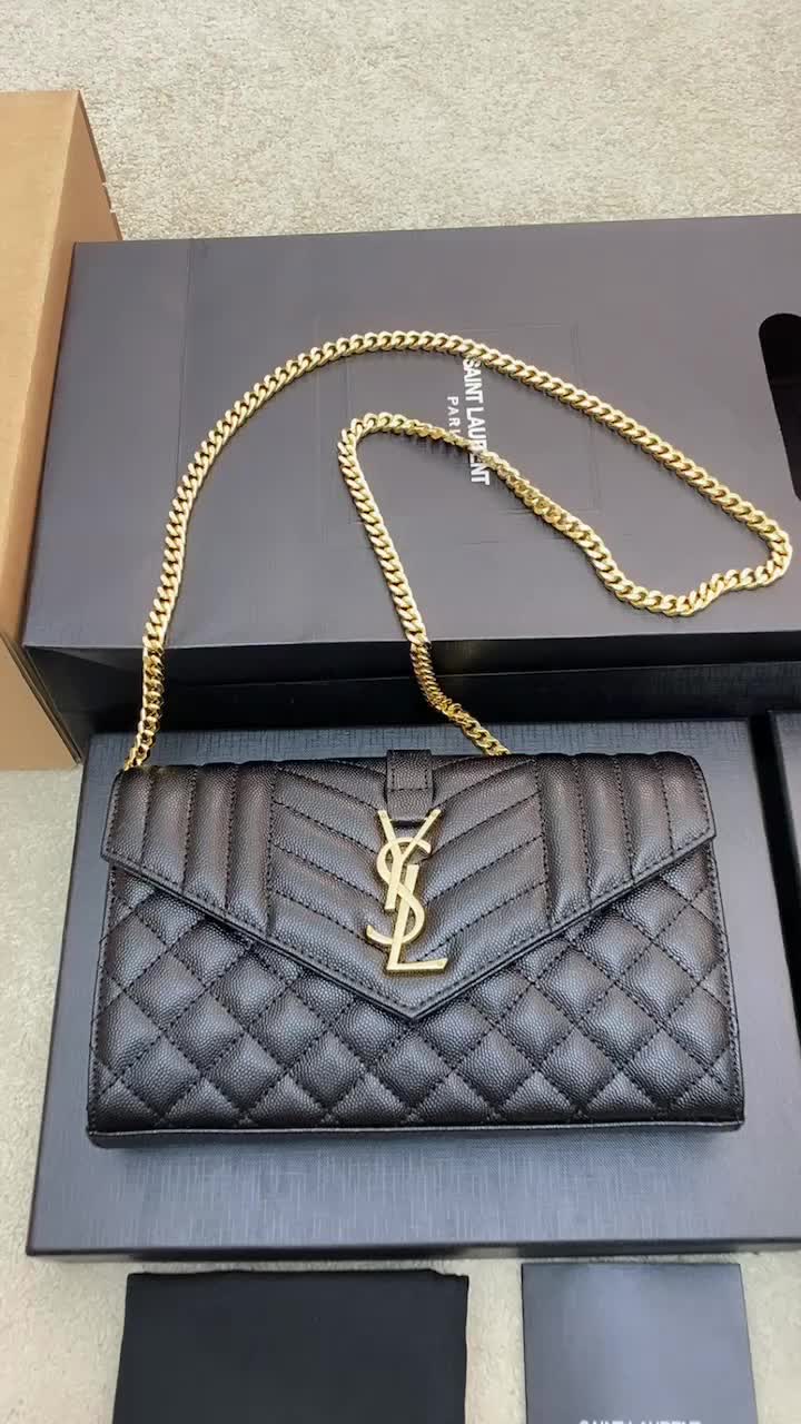 YSL Bags(TOP)-Envelope Series designer high replica ID: BS9757 $: 185USD,