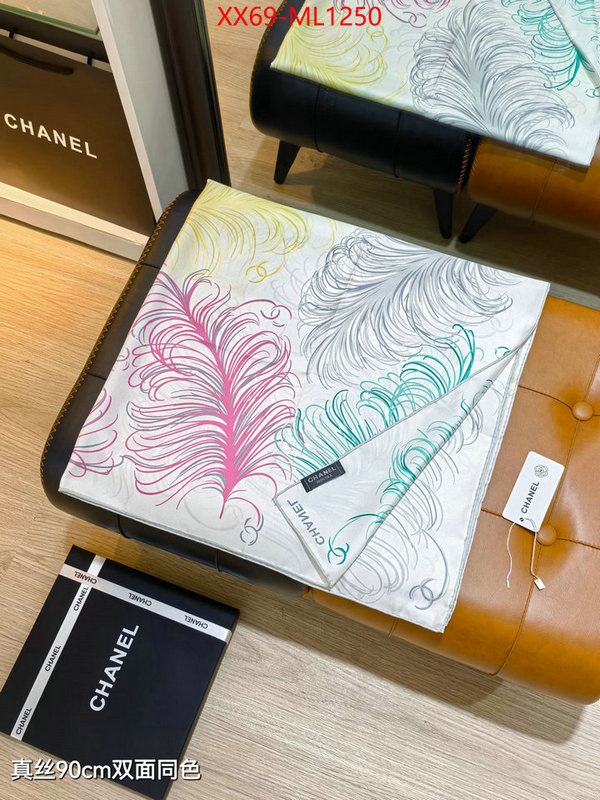 Scarf-Chanel fake high quality ID: ML1250 $: 69USD