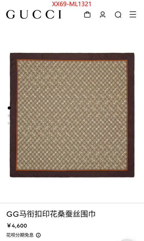Scarf-Gucci website to buy replica ID: ML1321 $: 69USD