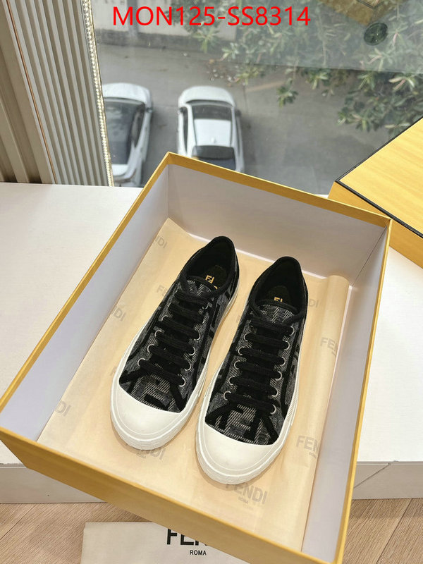 Men Shoes-Fendi best aaaaa ID: SS8314 $: 125USD