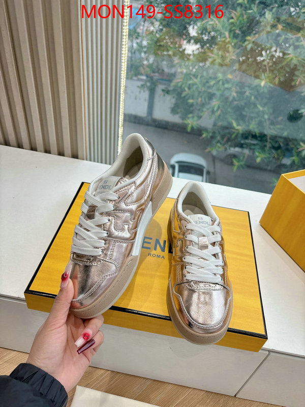 Men Shoes-Fendi perfect quality designer replica ID: SS8316 $: 149USD