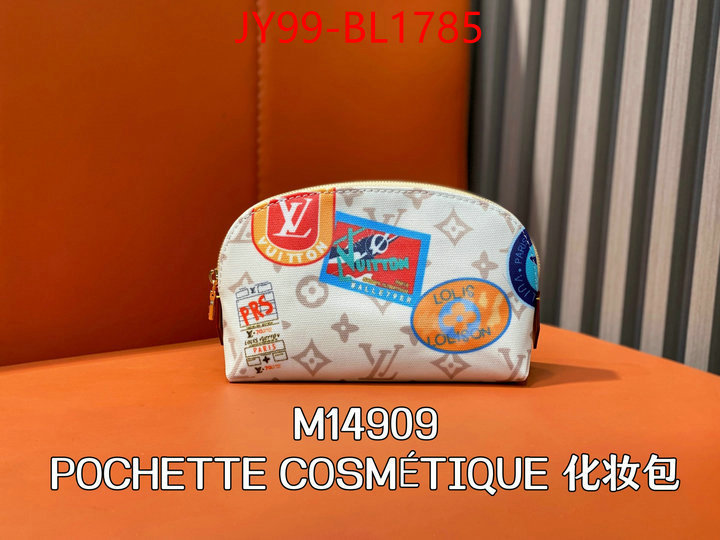 LV Bags(TOP)-Vanity Bag- 1:1 replica wholesale ID: BL1785 $: 99USD,
