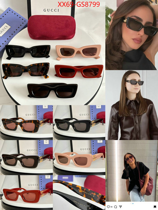 Glasses-Gucci high quality replica designer ID: GS8799 $: 69USD
