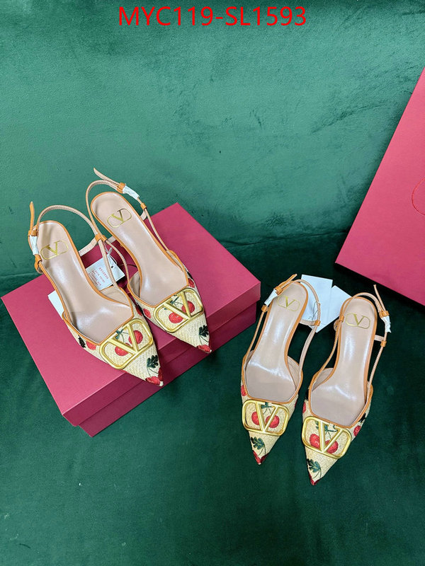 Women Shoes-Valentino designer fake ID: SL1593 $: 119USD