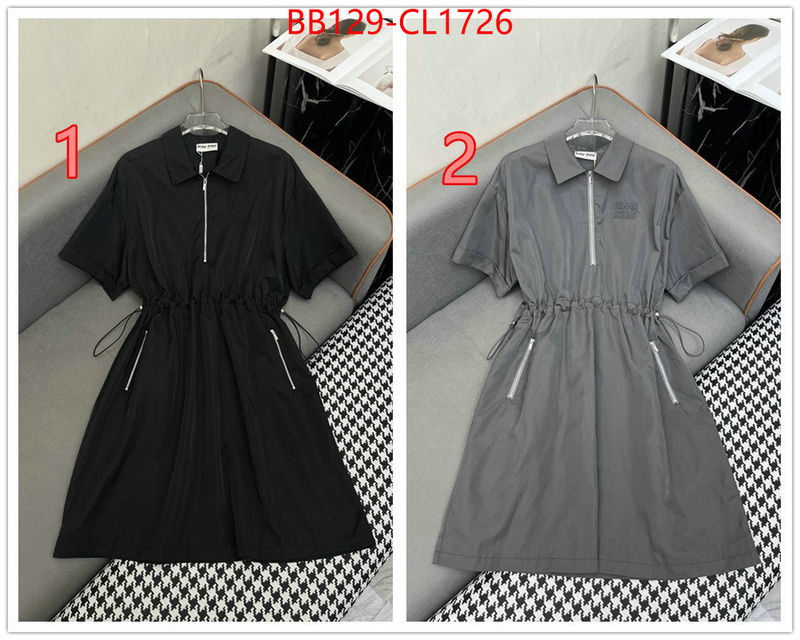 Clothing-MIU MIU shop the best high authentic quality replica ID: CL1726 $: 129USD