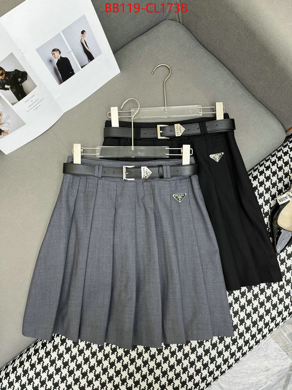 Clothing-Prada sell high quality ID: CL1738 $: 119USD