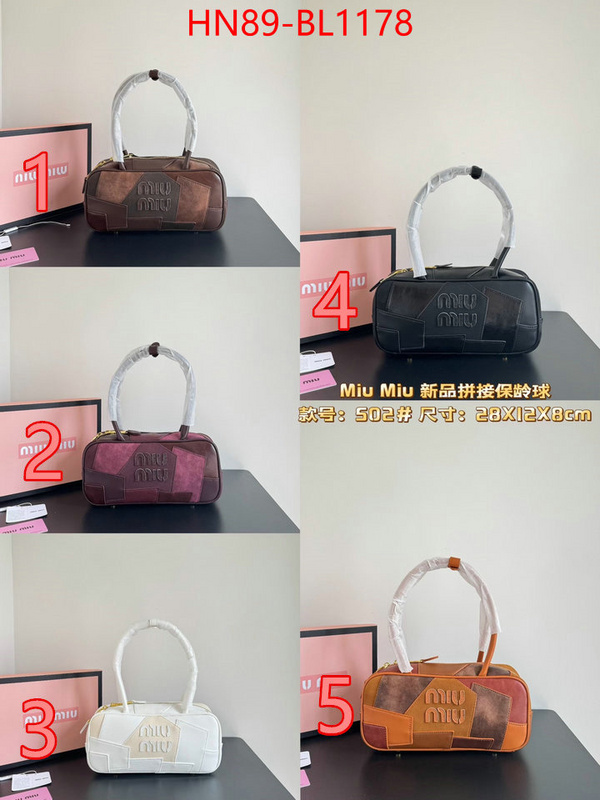 Miu Miu Bags(4A)-Handbag- first top ID: BL1178 $: 89USD,