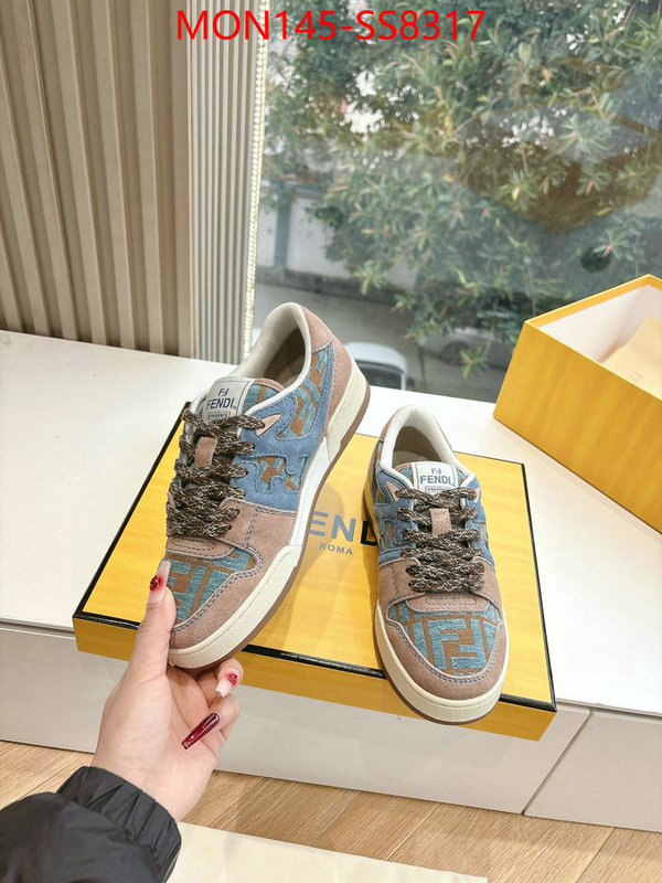 Men Shoes-Fendi 2024 aaaaa replica 1st copy ID: SS8317 $: 145USD