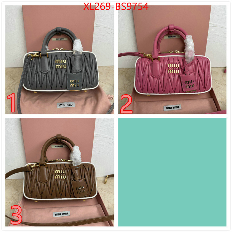 Miu Miu Bags(TOP)-Handbag- quality aaaaa replica ID: BS9754 $: 269USD,