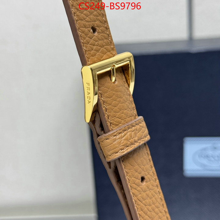 Prada Bags(TOP)-Handbag- 7 star quality designer replica ID: BS9796 $: 249USD,