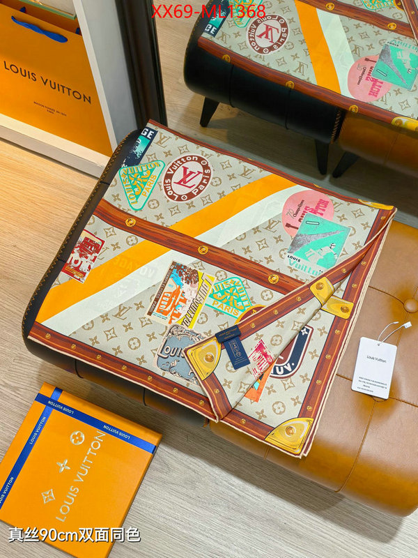 Scarf-LV 2024 replica wholesale cheap sales online ID: ML1368 $: 69USD