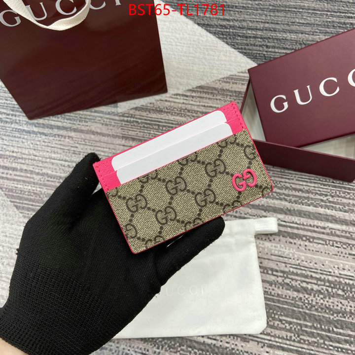 Gucci Bags(TOP)-Wallet- designer wholesale replica ID: TL1781 $: 65USD,