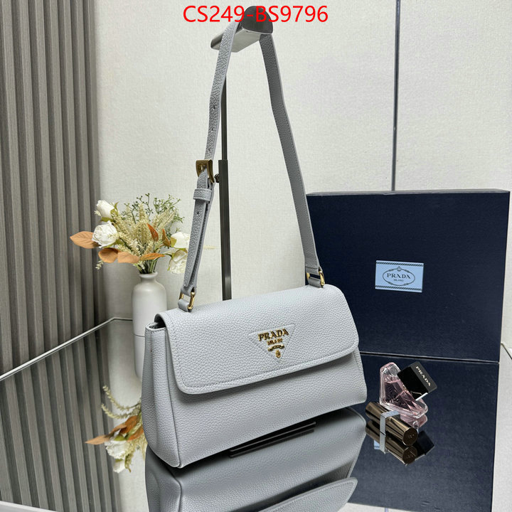 Prada Bags(TOP)-Handbag- 7 star quality designer replica ID: BS9796 $: 249USD,