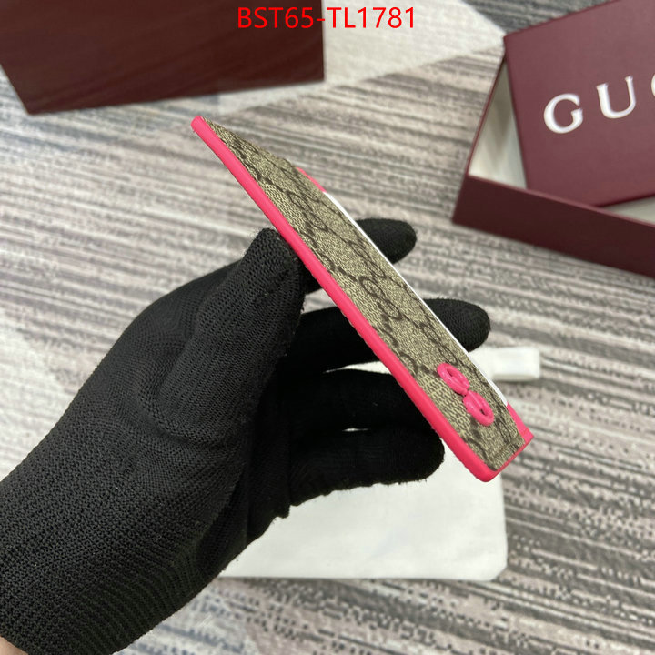 Gucci Bags(TOP)-Wallet- designer wholesale replica ID: TL1781 $: 65USD,