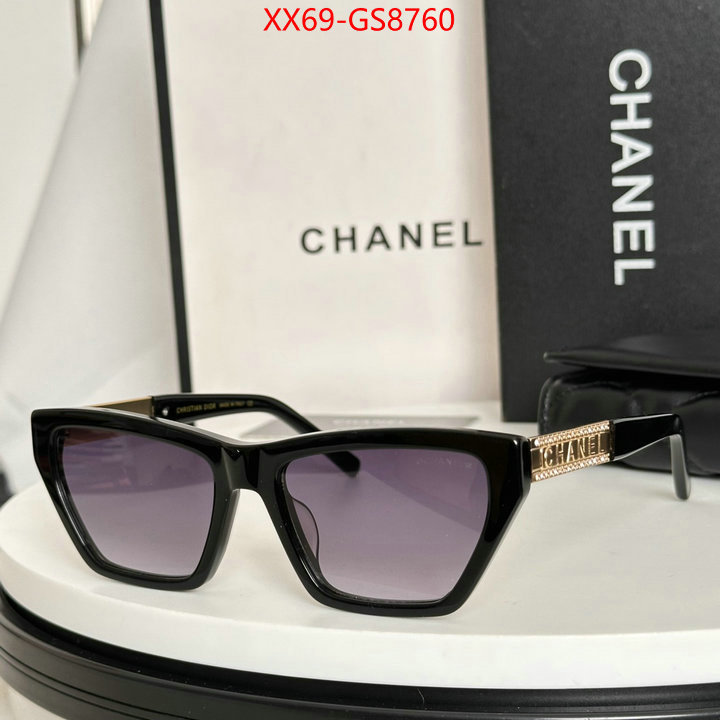 Glasses-Chanel we provide top cheap aaaaa ID: GS8760 $: 69USD