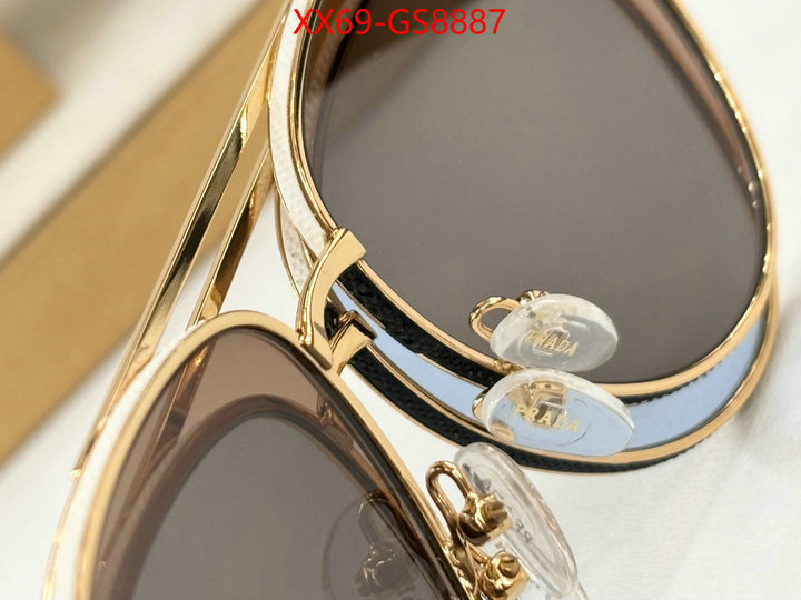 Glasses-Prada top perfect fake ID: GS8887 $: 69USD
