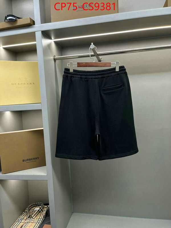 Clothing-Burberry replicas buy special ID: CS9381 $: 75USD