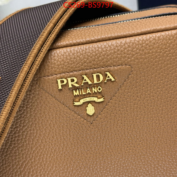 Prada Bags(TOP)-Crossbody- what is a counter quality ID: BS9797 $: 269USD,