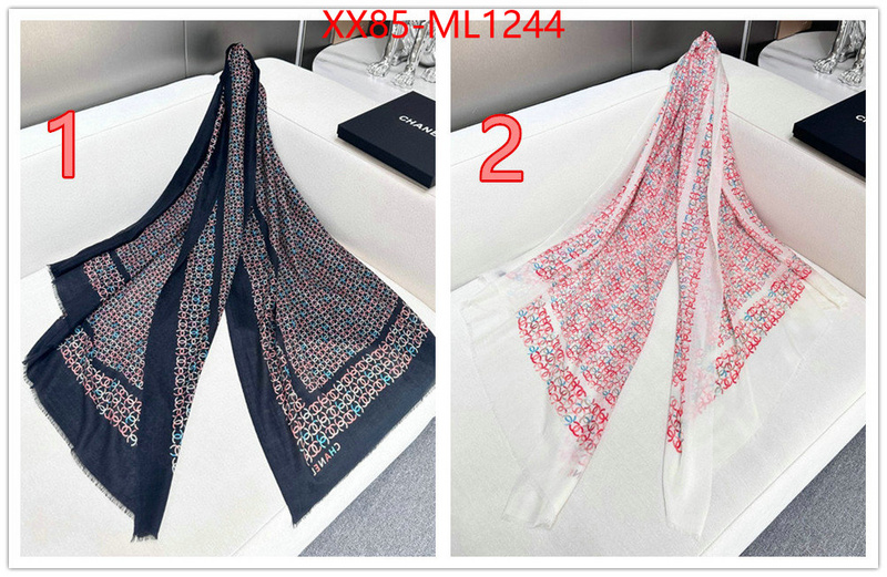 Scarf-Chanel top brands like ID: ML1244 $: 85USD