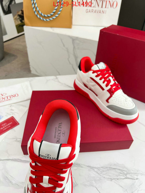 Men Shoes-Valentino mirror quality ID: SL1490 $: 129USD