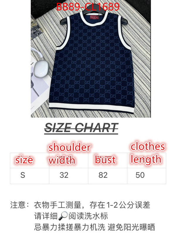 Clothing-Gucci best aaaaa ID: CL1689 $: 89USD