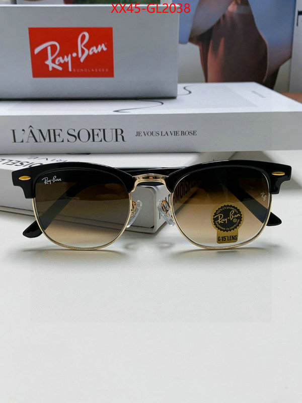 Glasses-RayBan best fake ID: GL2038 $: 45USD