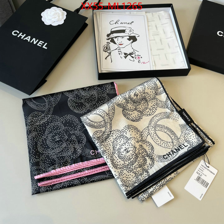 Scarf-Chanel wholesale designer shop ID: ML1265 $: 55USD