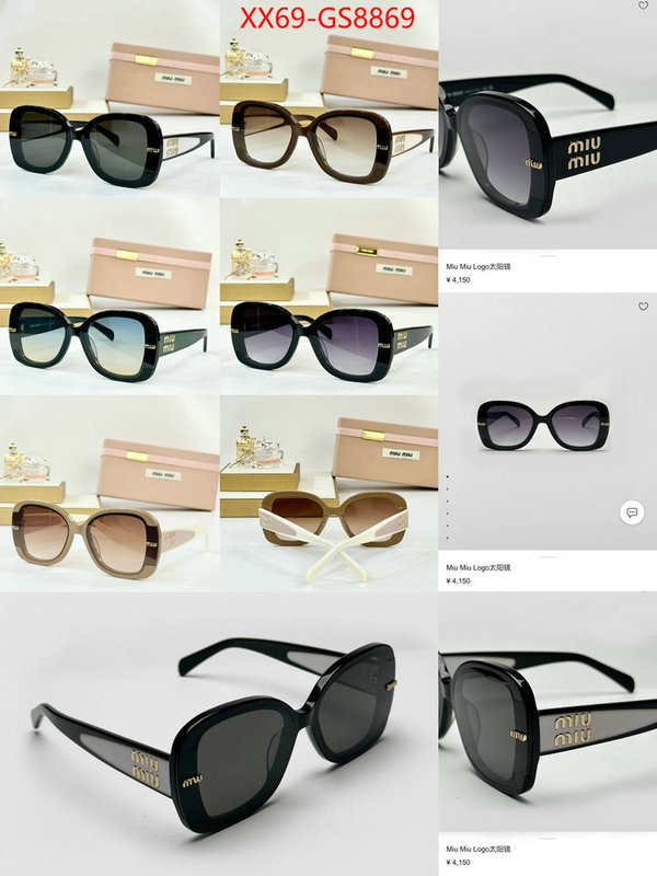 Glasses-Miu Miu best replica new style ID: GS8869 $: 69USD