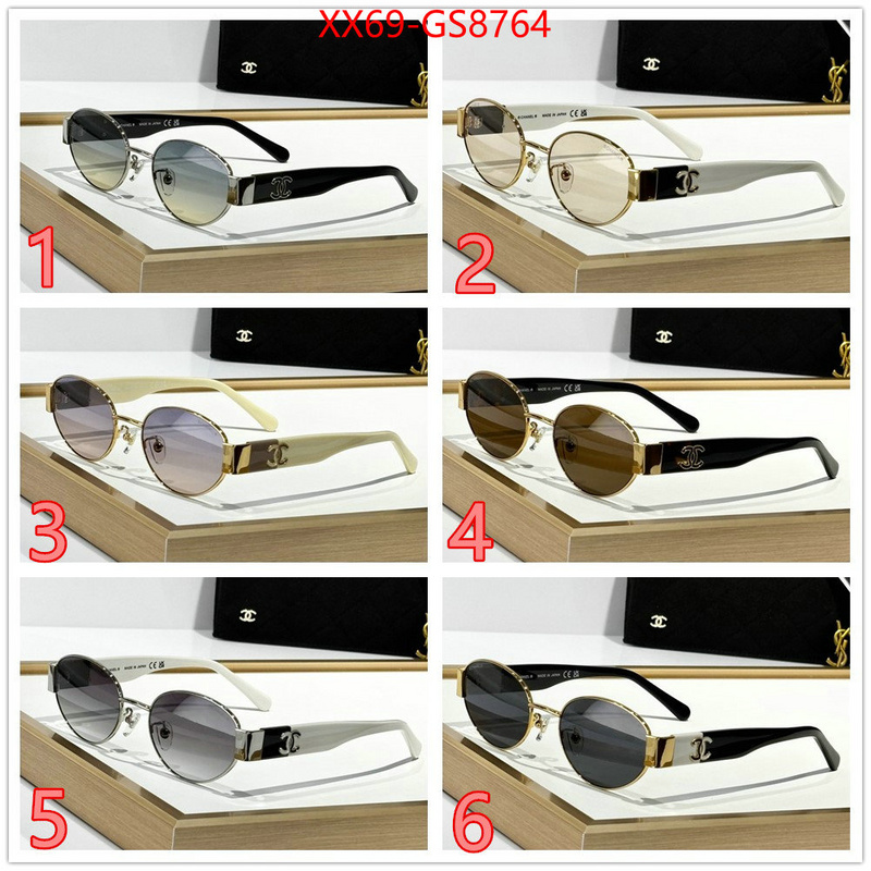 Glasses-Chanel top quality replica ID: GS8764 $: 69USD