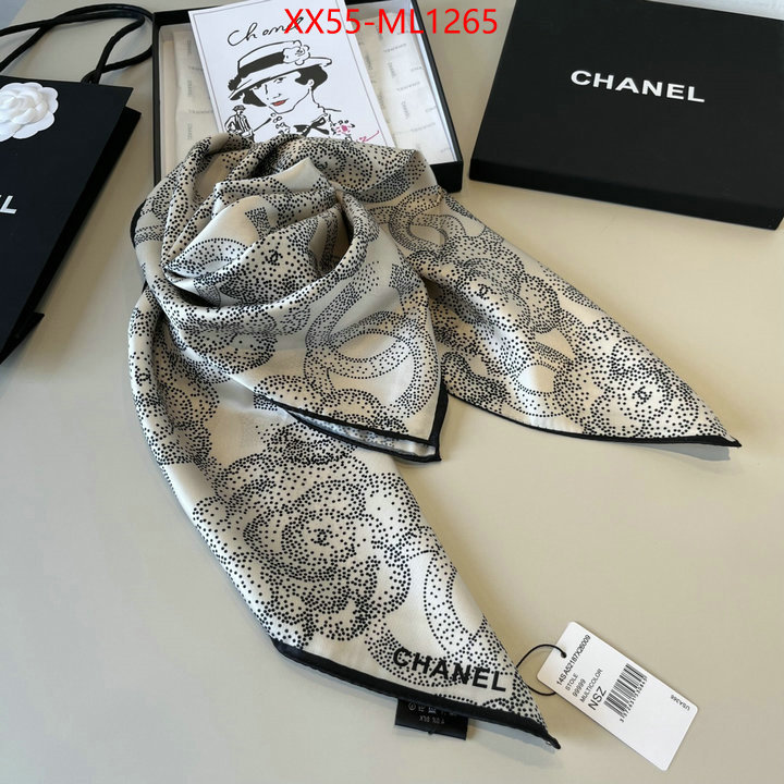 Scarf-Chanel wholesale designer shop ID: ML1265 $: 55USD
