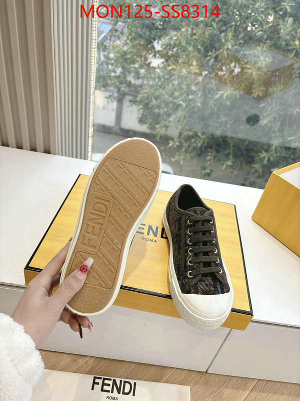 Men Shoes-Fendi best aaaaa ID: SS8314 $: 125USD