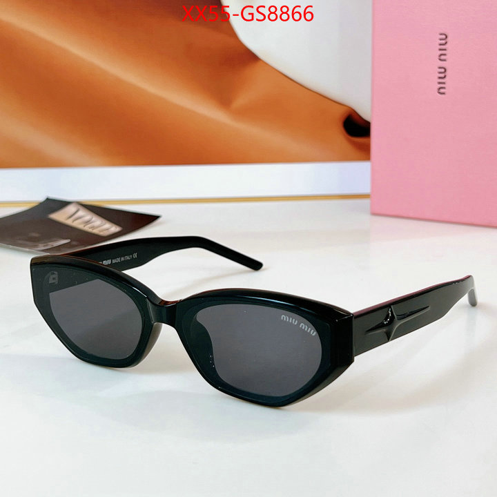 Glasses-Miu Miu luxury fashion replica designers ID: GS8866 $: 55USD