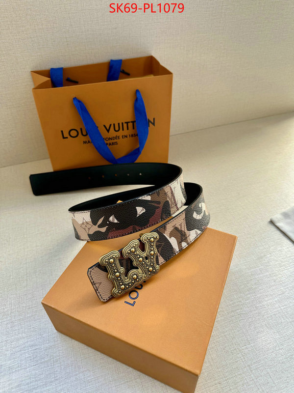 Belts-LV luxury ID: PL1079 $: 69USD