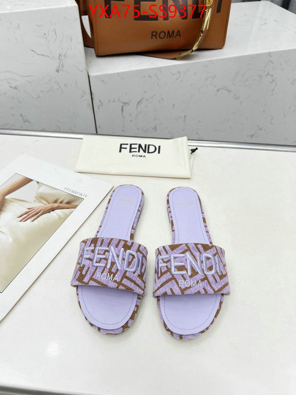 Women Shoes-Fendi where to buy replicas ID: SS9377 $: 75USD