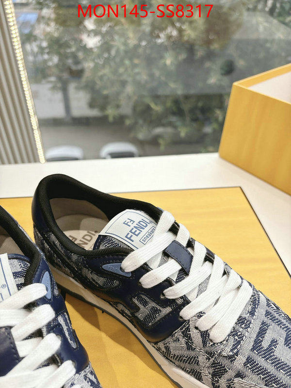 Men Shoes-Fendi 2024 aaaaa replica 1st copy ID: SS8317 $: 145USD